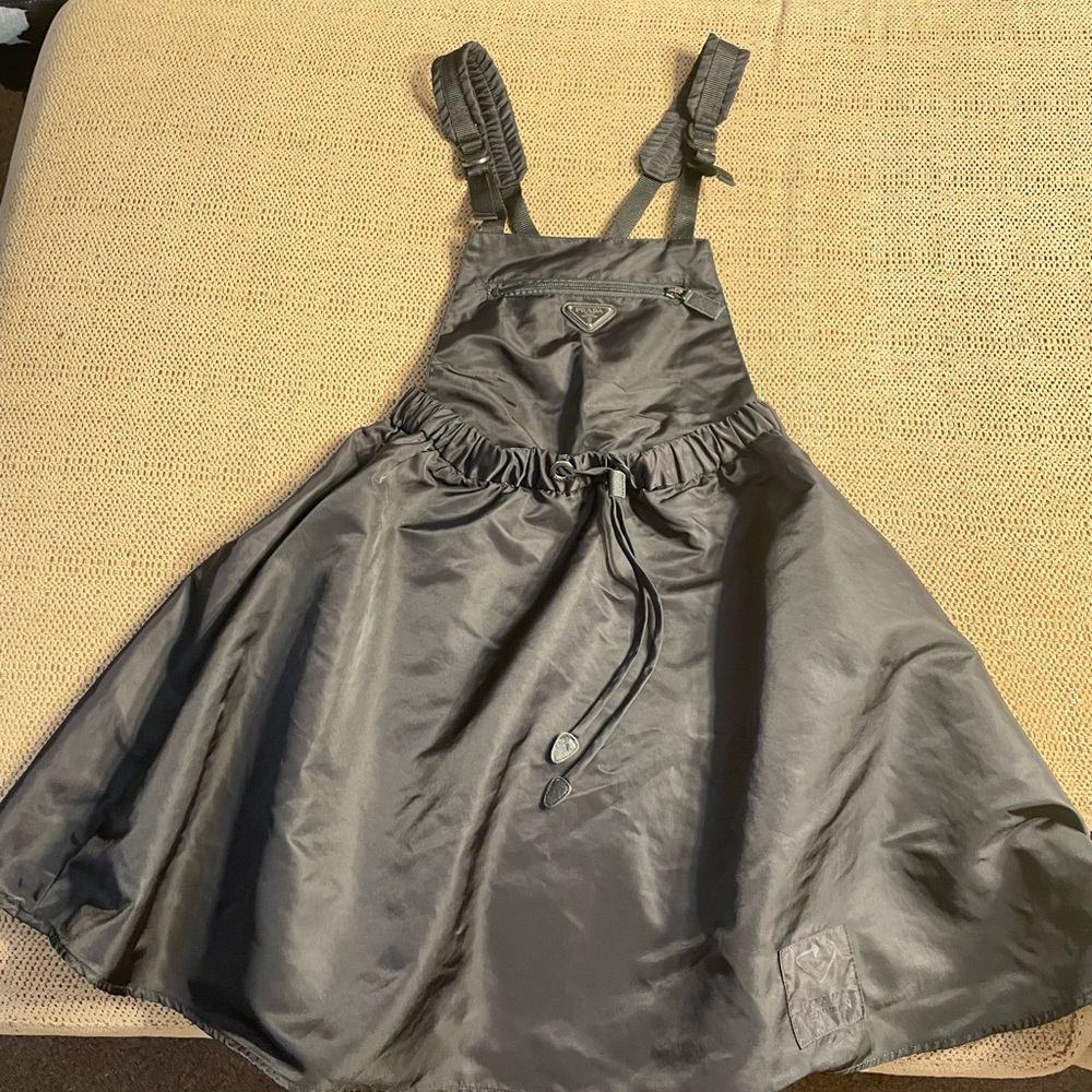 PRADA Logo Mini Nylon Dress Renylon - Picture 10 of 13